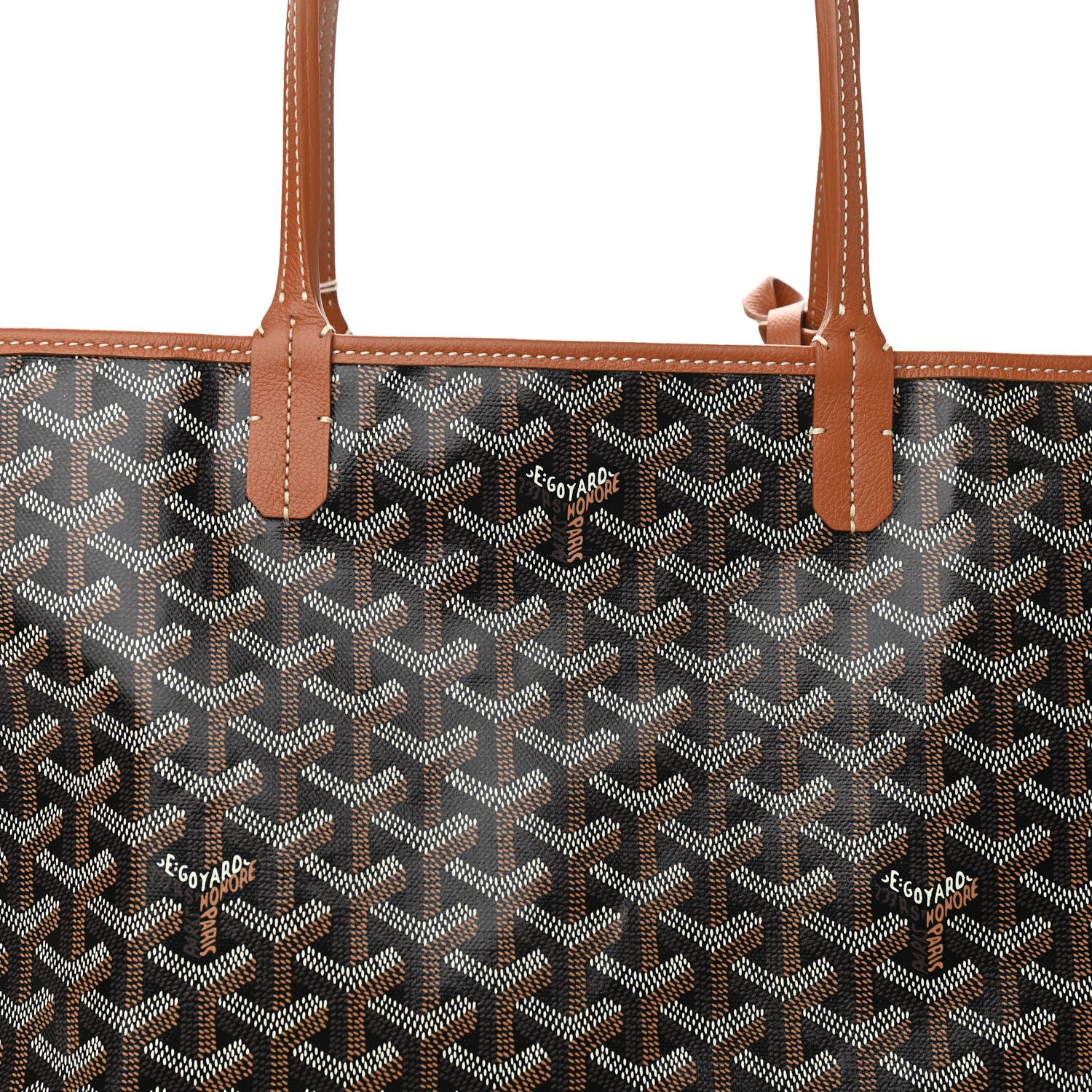 Goyard Goyardine Saint Louis PM Black Gold 8 of 10