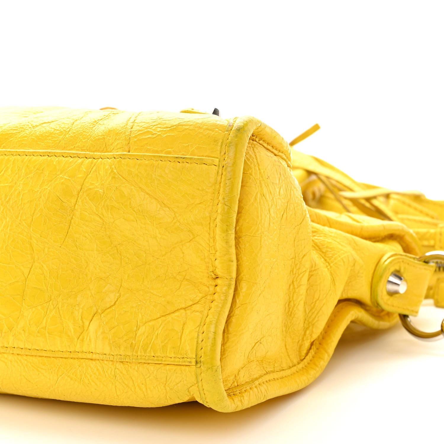 Balenciaga Agneau Classic Silver Hardware City S Jaune Soleil 10 of 19