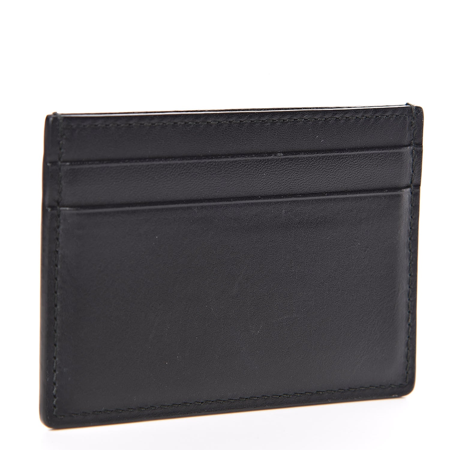 Gucci Calfskin Feline Card Holder Black 3 of 7