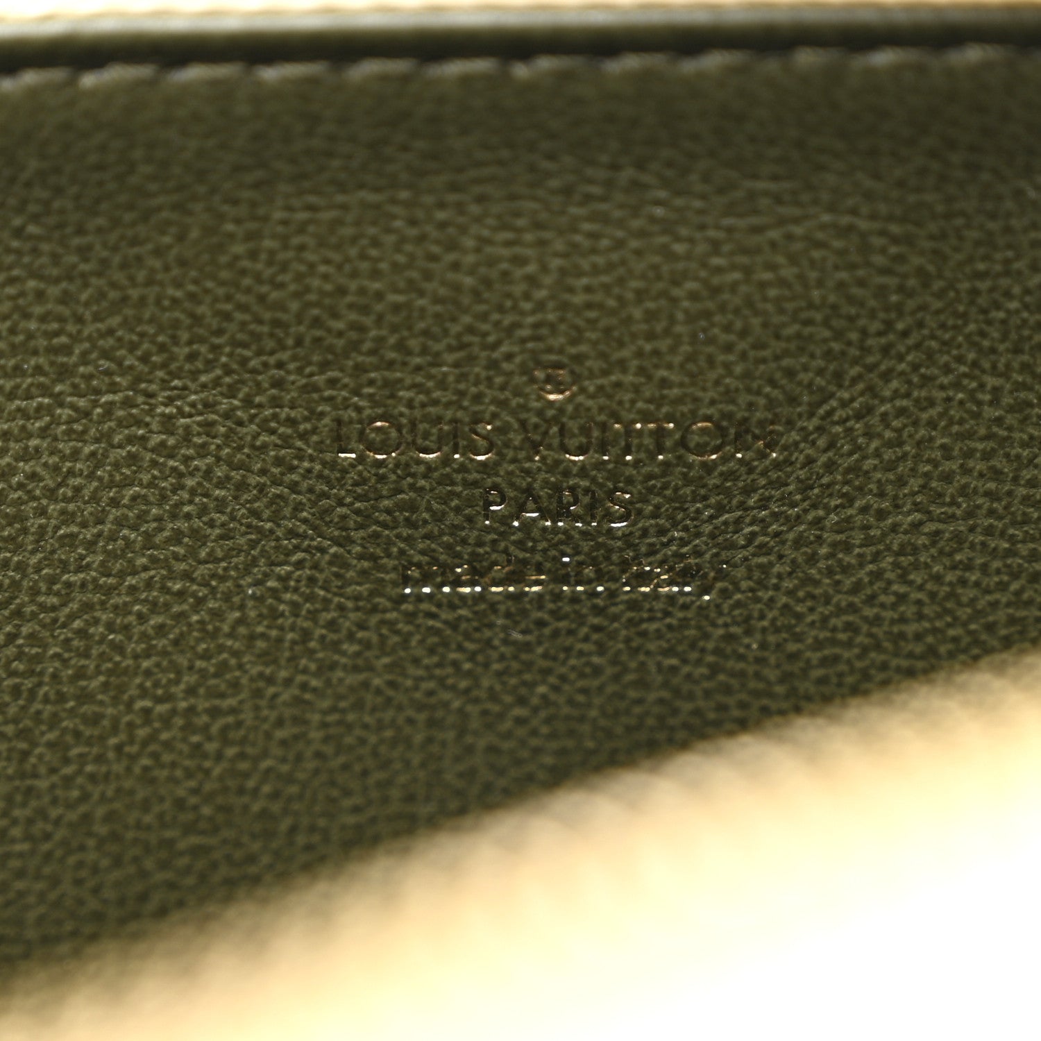 Louis Vuitton Lambskin Embossed Monogram Coussin PM Beige Cream 7 of 10