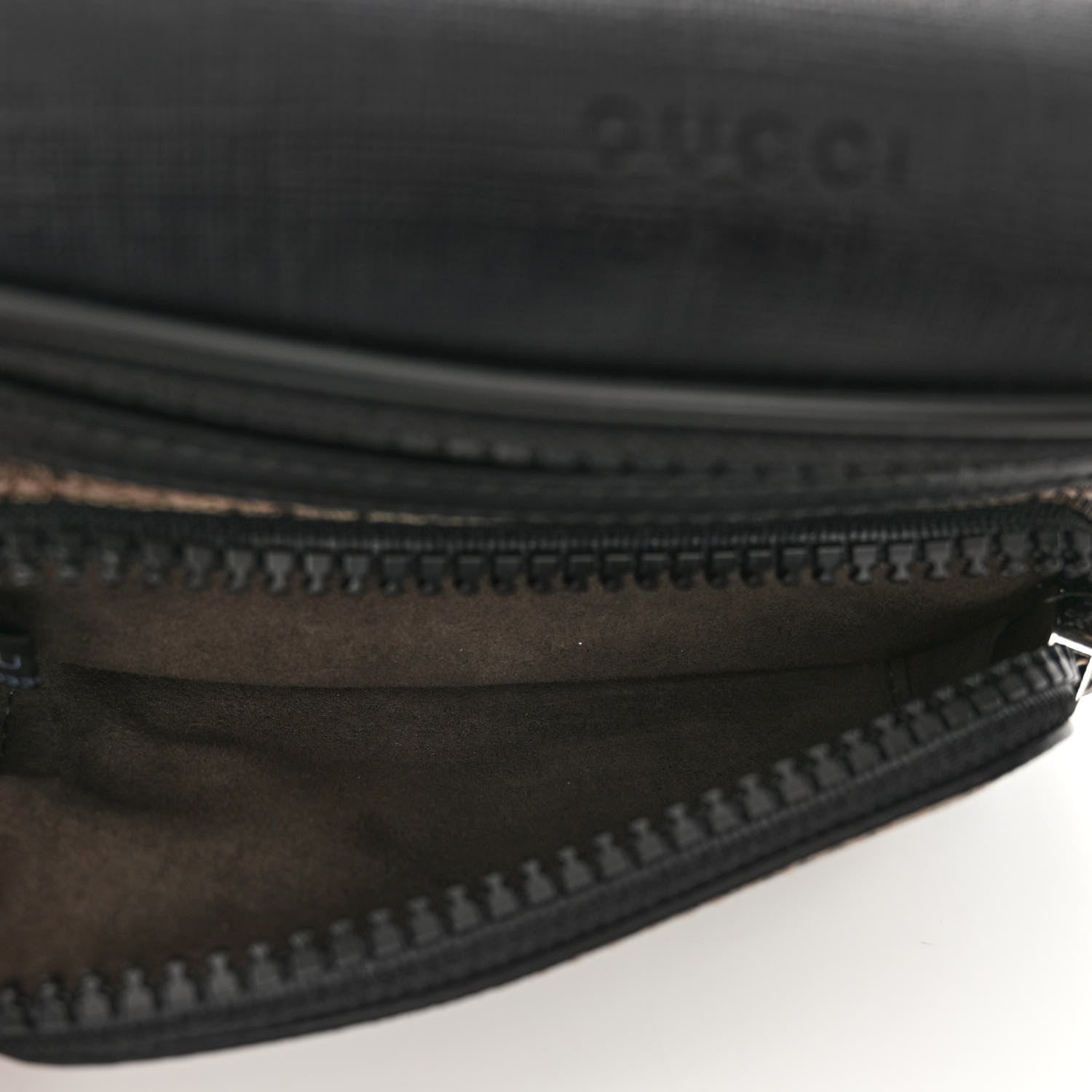 Gucci GG Supreme Monogram Belt Bag Black 6 of 11