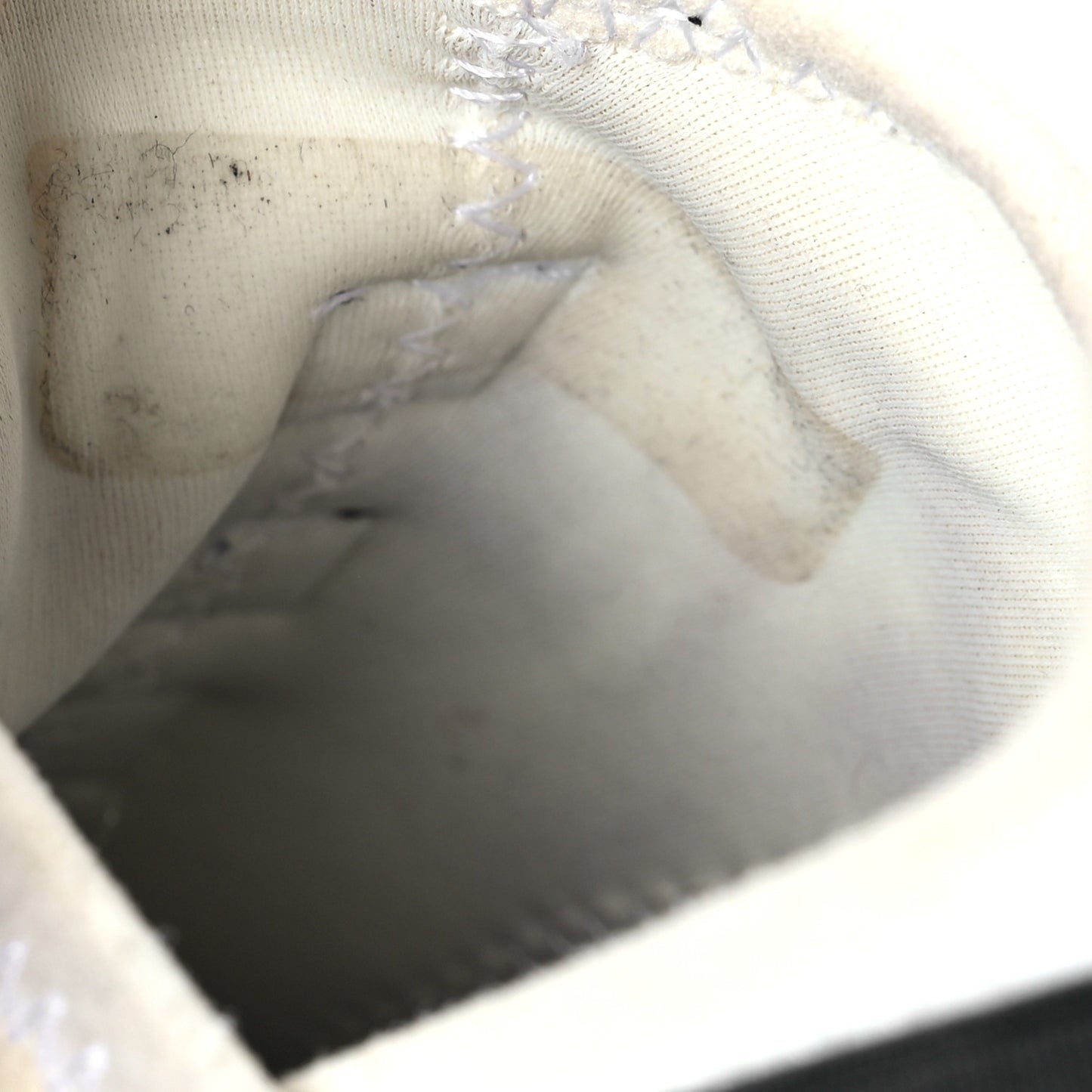 Velvet Calfskin Mixed Fibers CC Sneakers 39.5 Ivory Black