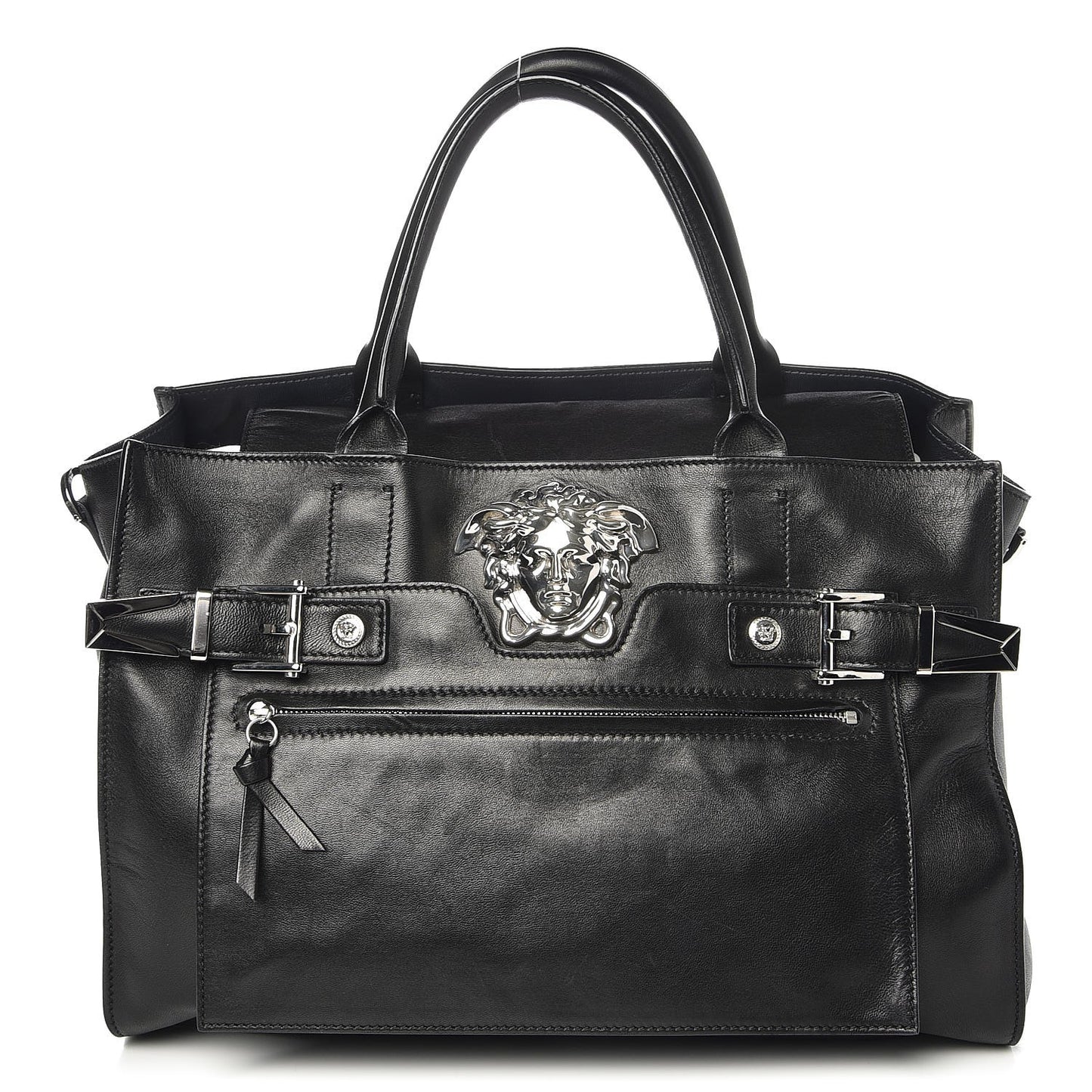 Calfskin Large Palazzo Empire Bag Black