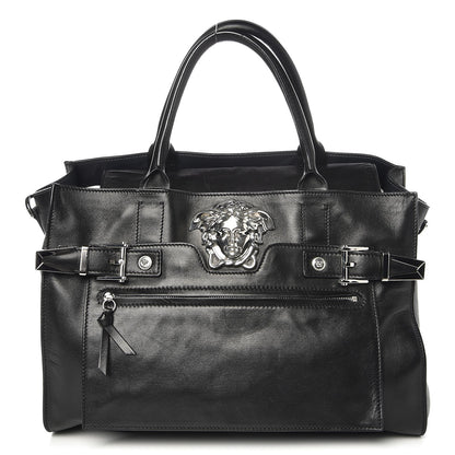 Versace Calfskin Large Palazzo Empire Bag Black 3 of 8