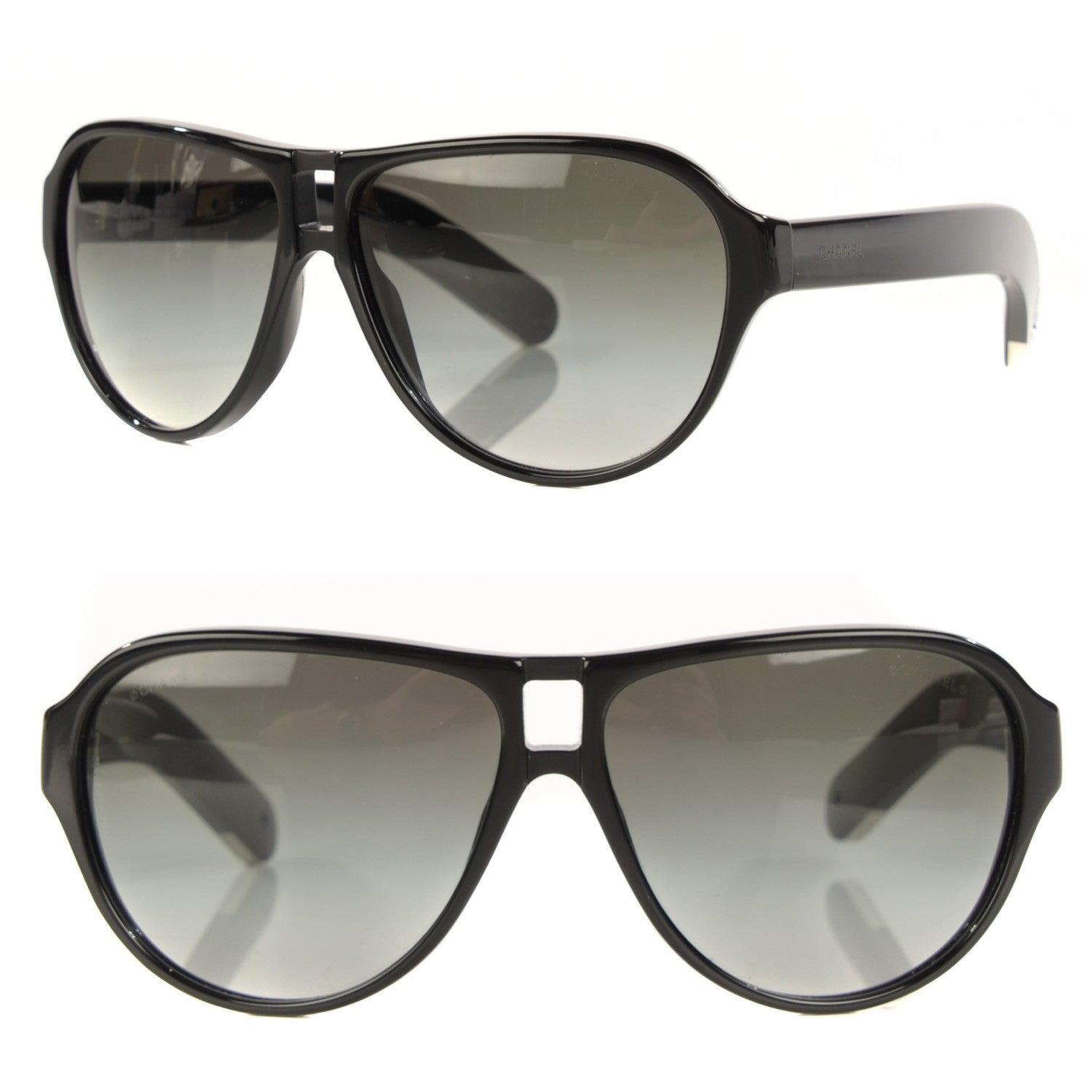 Chanel CC Polarized Sunglasses 5233 Black 1 of 6