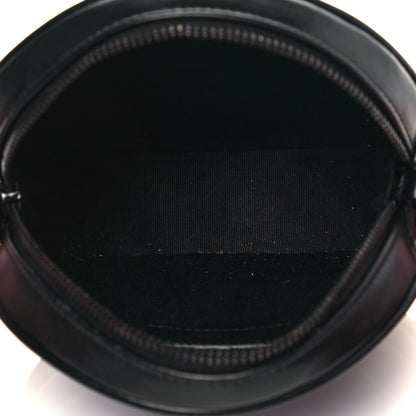 Saint Laurent Calfskin Matelasse Chevron Round Vinyle Camera Bag Black 5 of 11
