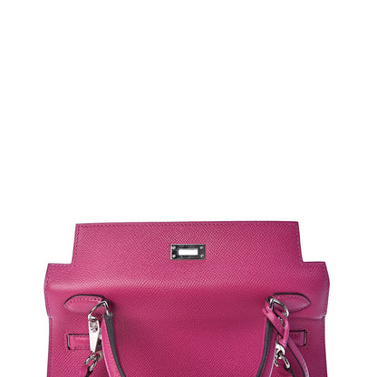 Hermes Epsom Kelly Sellier 25 Rose Pourpre 10 of 41