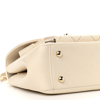 Chanel Caviar Quilted Small Business Affinity Flap White 9 of 10