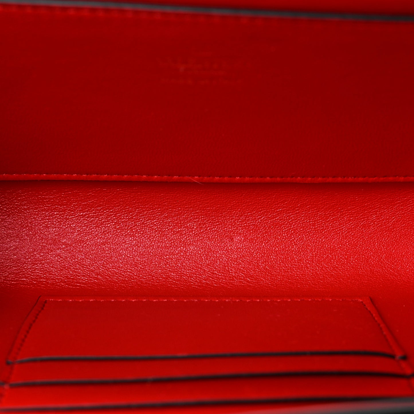 Grainy Calfskin Rockstud Alcove Box Clutch Black