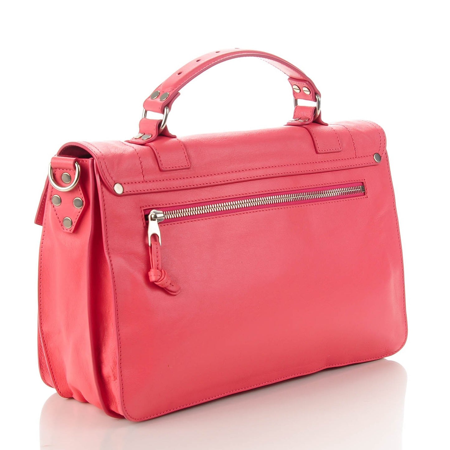 Lambskin Medium PS1 Satchel Hibiscus