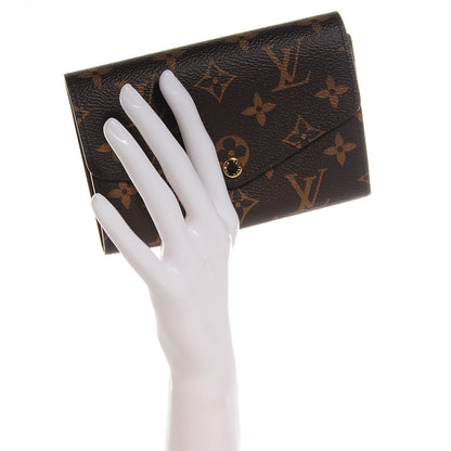 Louis Vuitton Monogram Sarah Compact Wallet 2 of 8