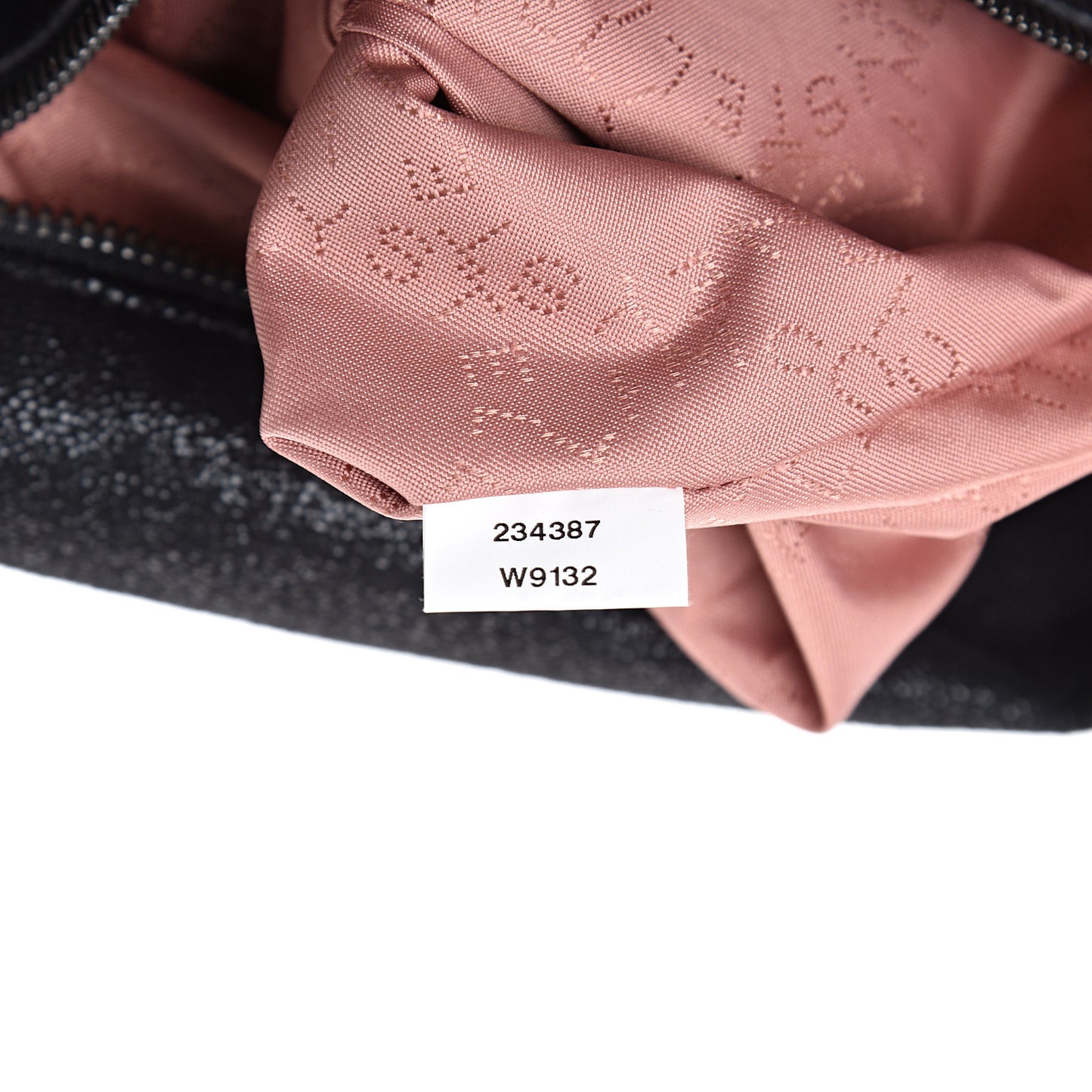 Shaggy Deer Falabella Fold Over Tote Black