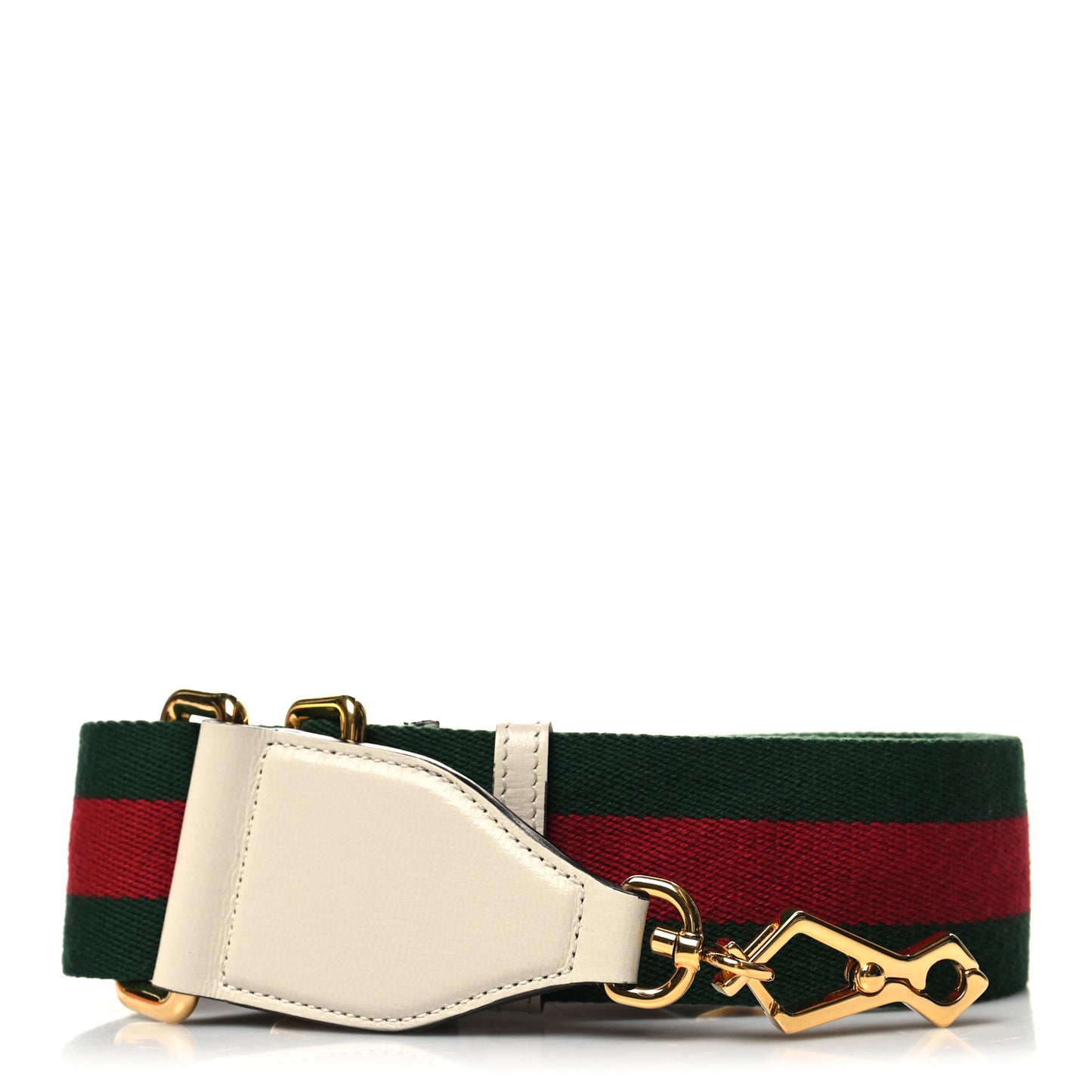 Canvas Web Shoulder Strap Green Red White