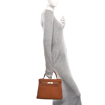Hermes Togo Kelly Retourne 28 Gold 2 of 10