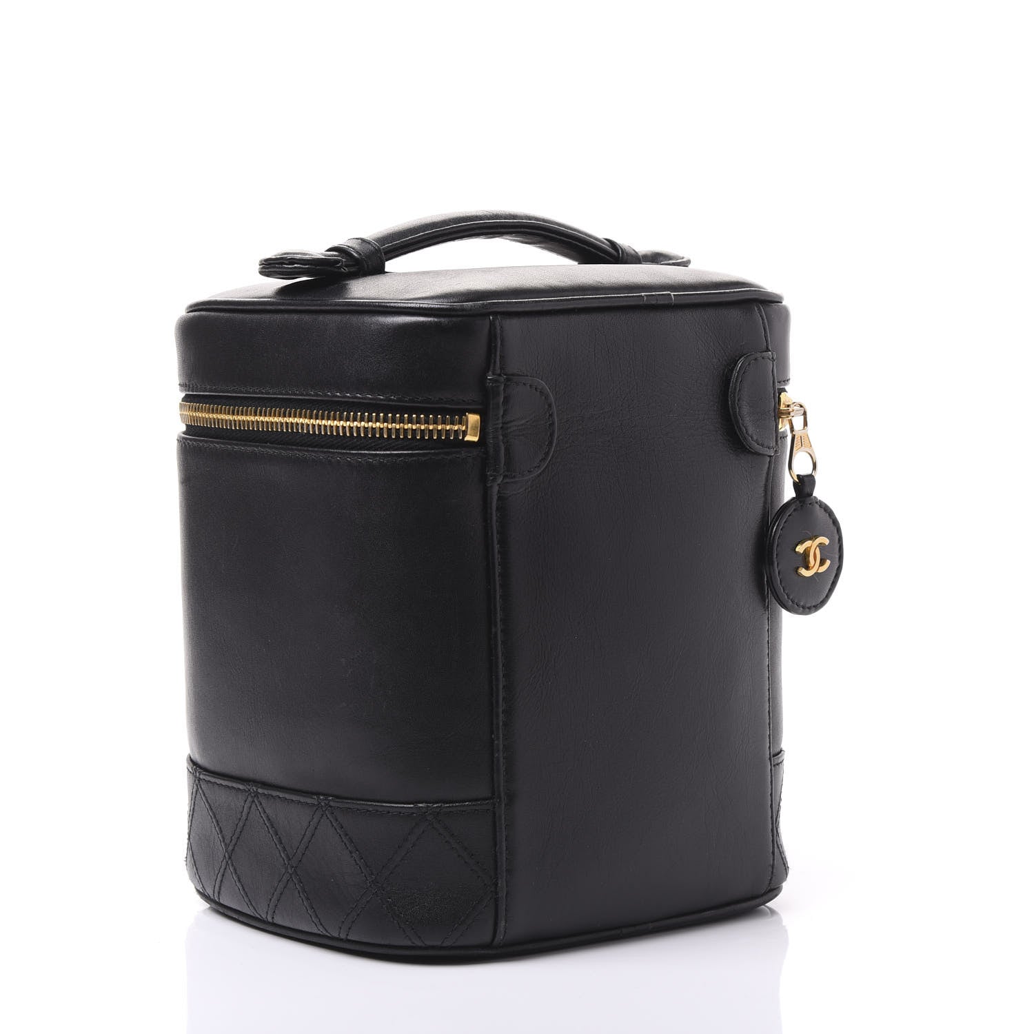 Chanel Lambskin Vanity Cosmetic Bag Black 2 of 12