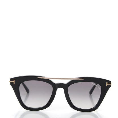 Tom Ford Acetate Anna Sunglasses TF575 Black 2 of 8