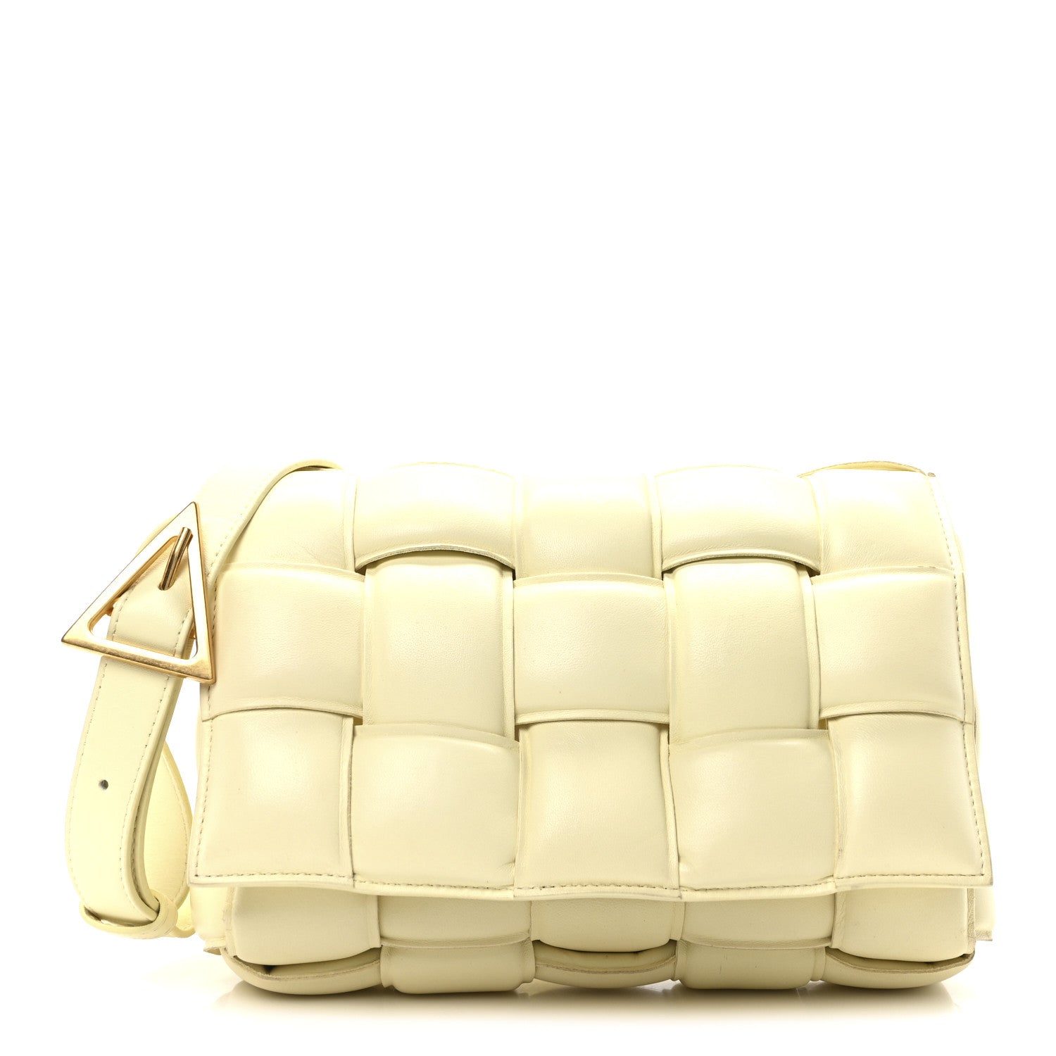 Bottega Veneta Nappa Maxi Intreccio Padded Cassette Crossbody Bag Zest 1 of 9