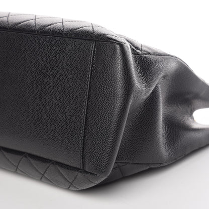 Chanel Caviar Quilted Grand Shopping Tote GST Black 9 of 13
