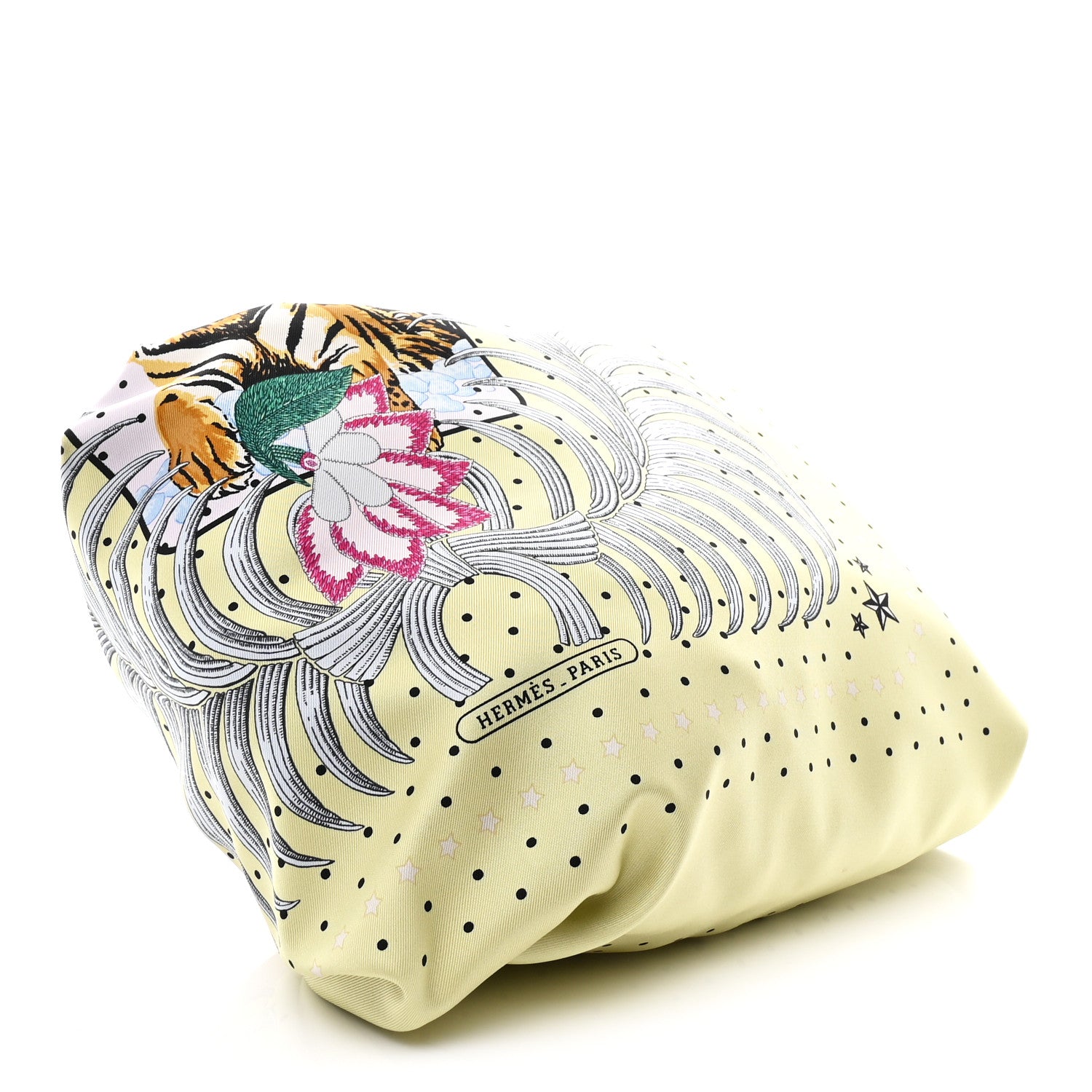 Hermes Silk Balusoie Bag Jaune Bourgeon 4 of 12