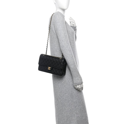 Chanel Caviar Quilted Medium Double Flap Black 2 of 11