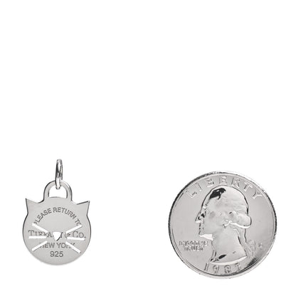Tiffany Sterling Silver Return to Tiffany Cat Charm 2 of 3