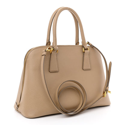 Prada Saffiano Lux Medium Promenade Tote Sabbia 3 of 16