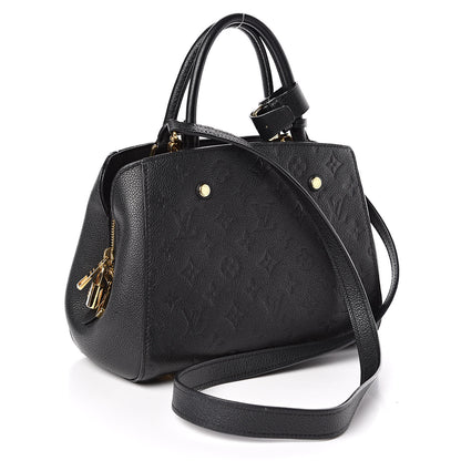 Louis Vuitton Empreinte Montaigne BB Black 3 of 9