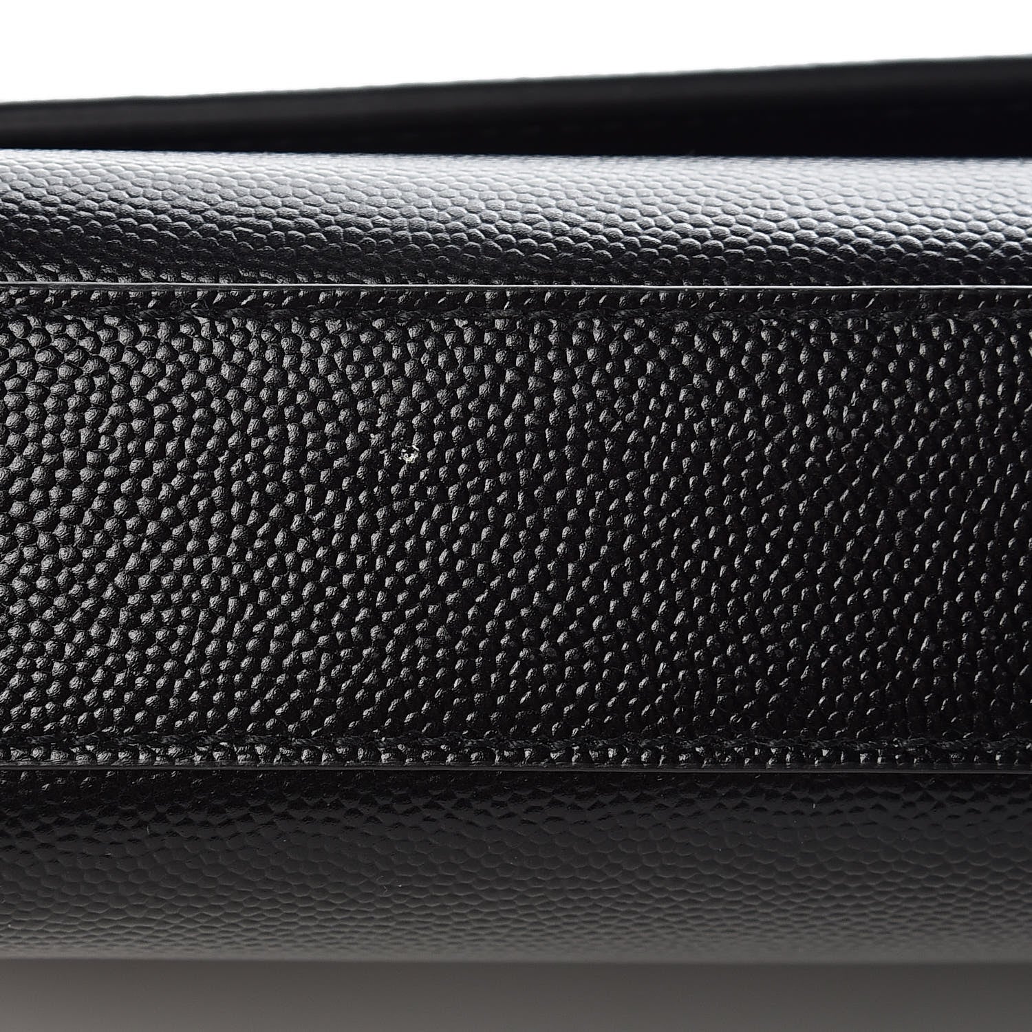 Saint Laurent Grain De Poudre Medium Classic Monogram Kate Satchel Black 11 of 11