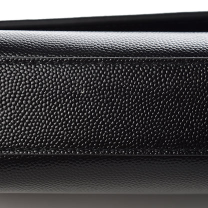 Saint Laurent Grain De Poudre Medium Classic Monogram Kate Satchel Black 11 of 11