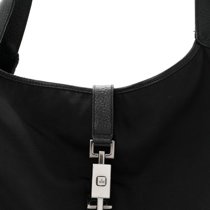Gucci Canvas Jackie O Hobo Black 8 of 11