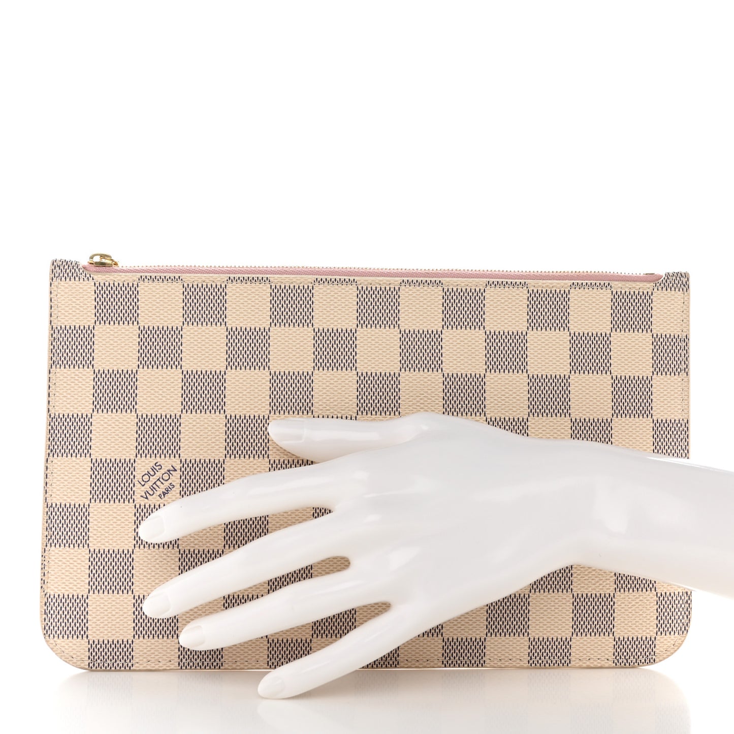Damier Azur Neverfull MM GM Pochette Rose Ballerine