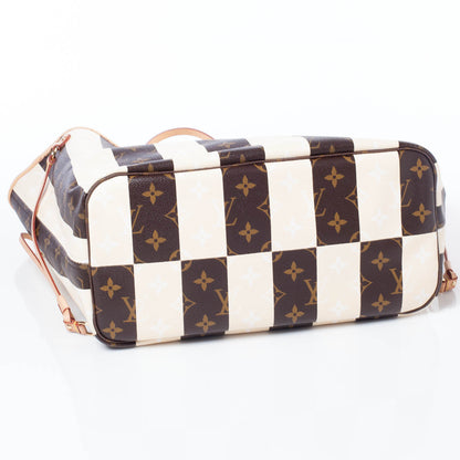 Louis Vuitton Monogram Rayures Neverfull MM 5 of 9