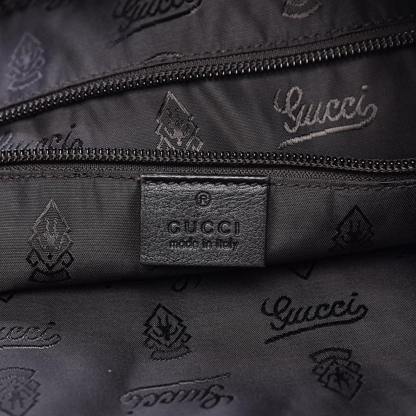 Guccissima Medium Briefcase Chocolate