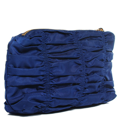 Prada Tessuto Nylon Gaufre Cosmetic Pouch Baltico 3 of 9