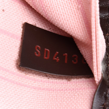 Louis Vuitton Damier Ebene Neo Neverfull MM Rose Ballerine 9 of 11