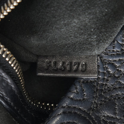 Louis Vuitton Monogram Lambskin Antheia Hobo PM Black 7 of 7