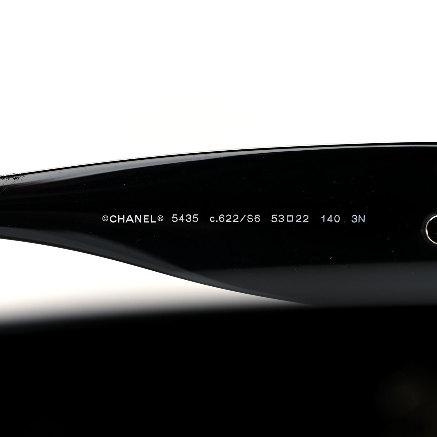 Acetate Rectangle Sunglasses 5435 Black