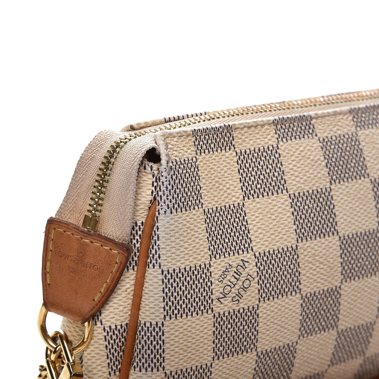 Louis Vuitton Damier Azur Eva Clutch 9 of 12