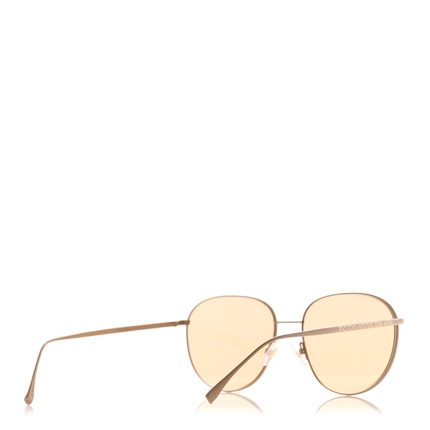 Metal Aviator Sunglasses FF 0379/G/S Gold