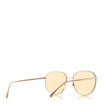 Fendi Metal Aviator Sunglasses FF 0379/G/S Gold 4 of 8