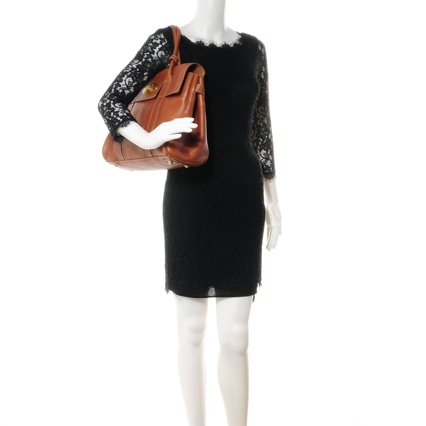 Grainy Leather Bayswater Satchel Oak