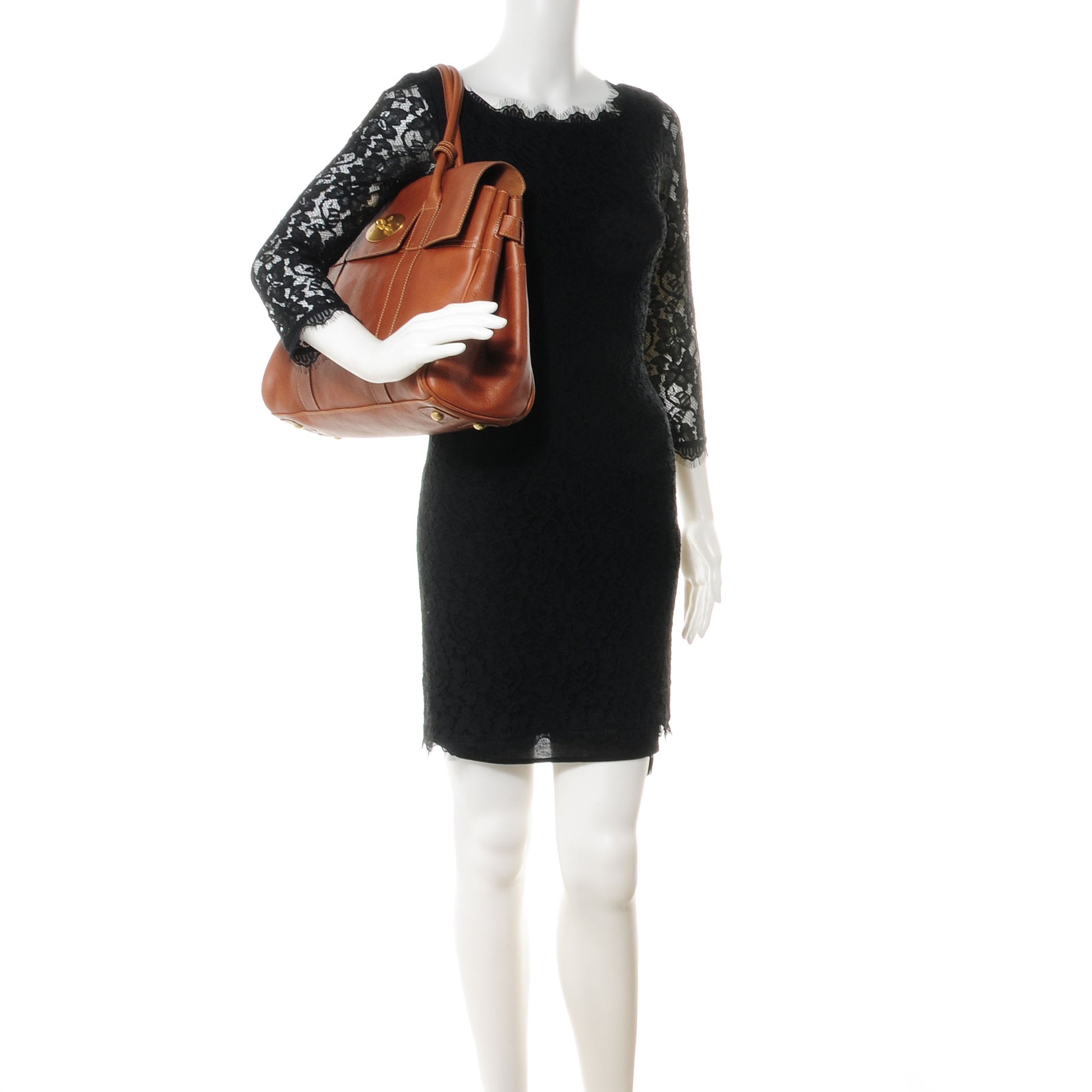 Mulberry Grainy Leather Bayswater Satchel Oak 2 of 8