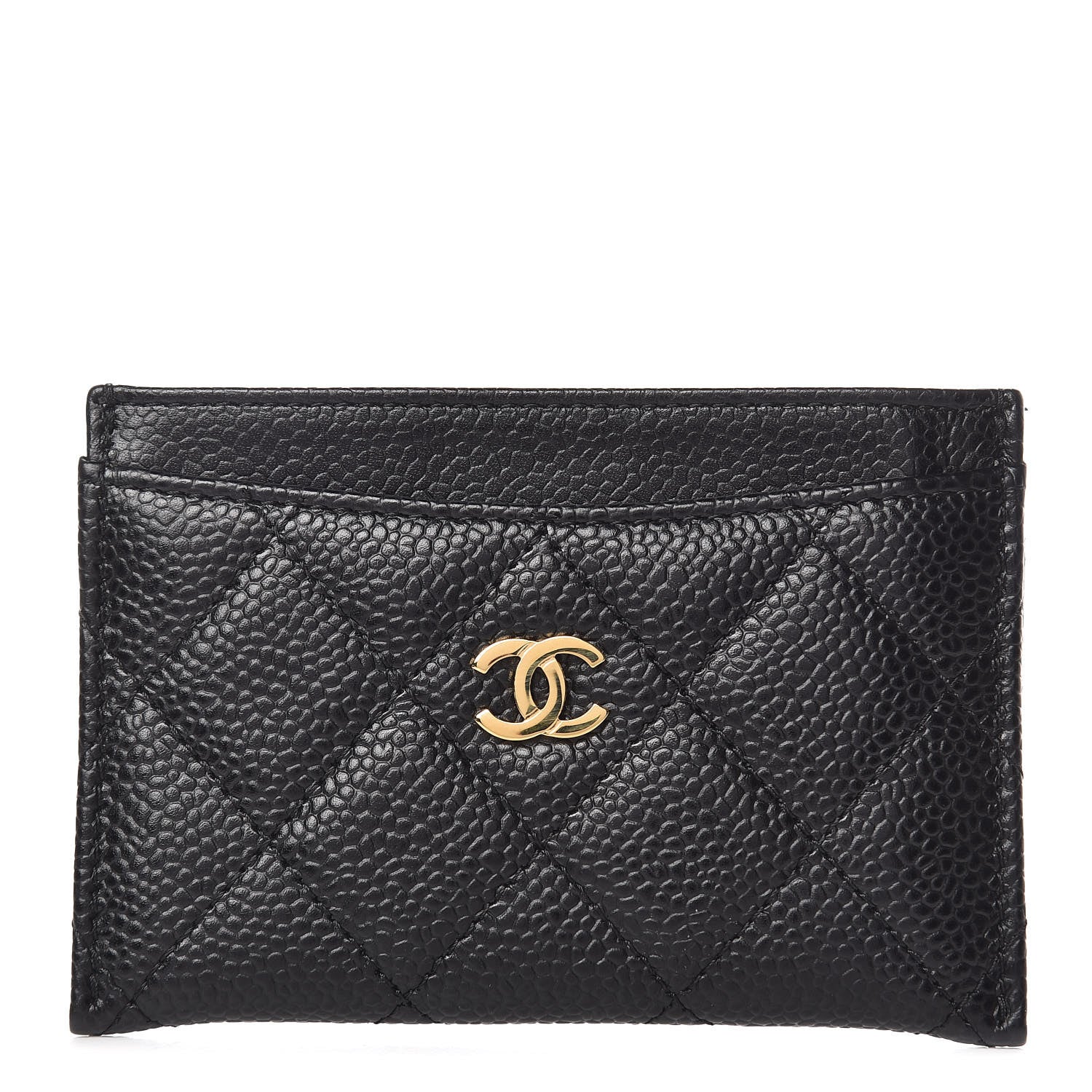 Chanel Caviar Quilted Card Holder Black 1 of 9