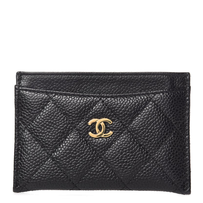 Chanel Caviar Quilted Card Holder Black 1 of 9