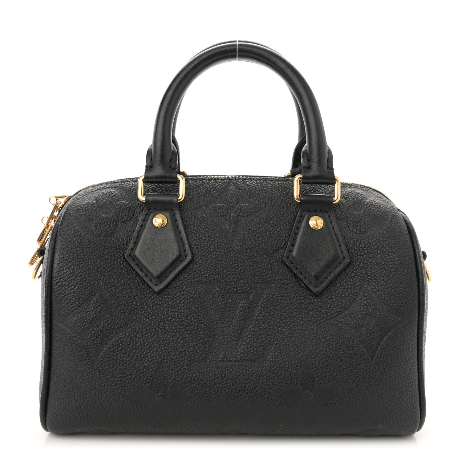 Louis Vuitton Empreinte Monogram Giant Speedy Bandouliere 20 Black 1 of 9