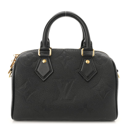 Louis Vuitton Empreinte Monogram Giant Speedy Bandouliere 20 Black 1 of 9