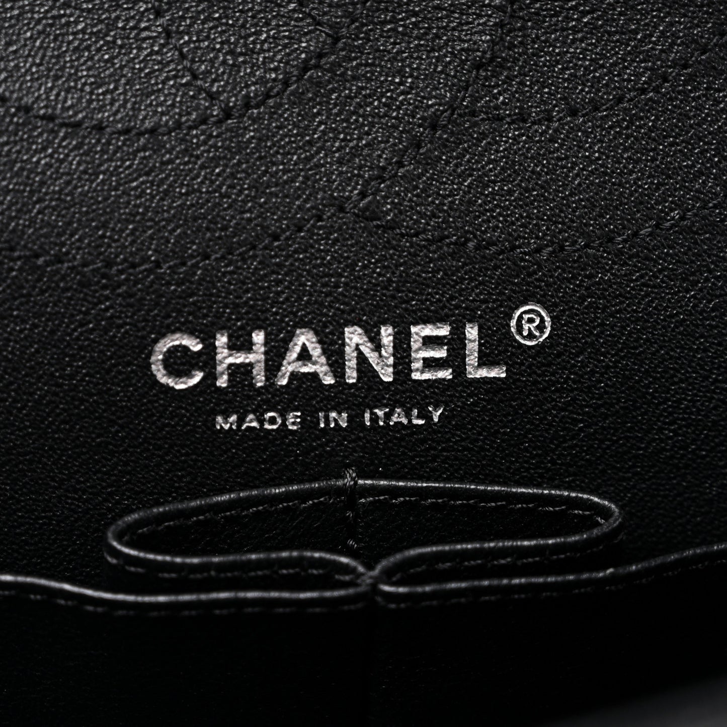 Metallic Aged Calfskin Quilted 2.55 Reissue 226 Flap So Black