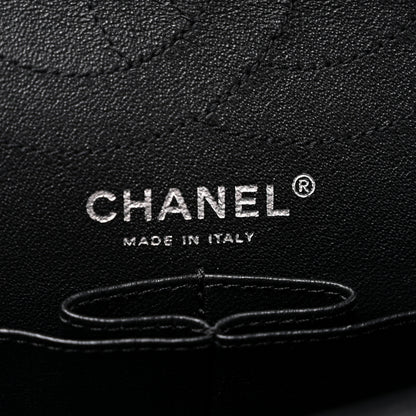 Chanel Metallic Aged Calfskin Quilted 2.55 Reissue 226 Flap So Black 6 of 10