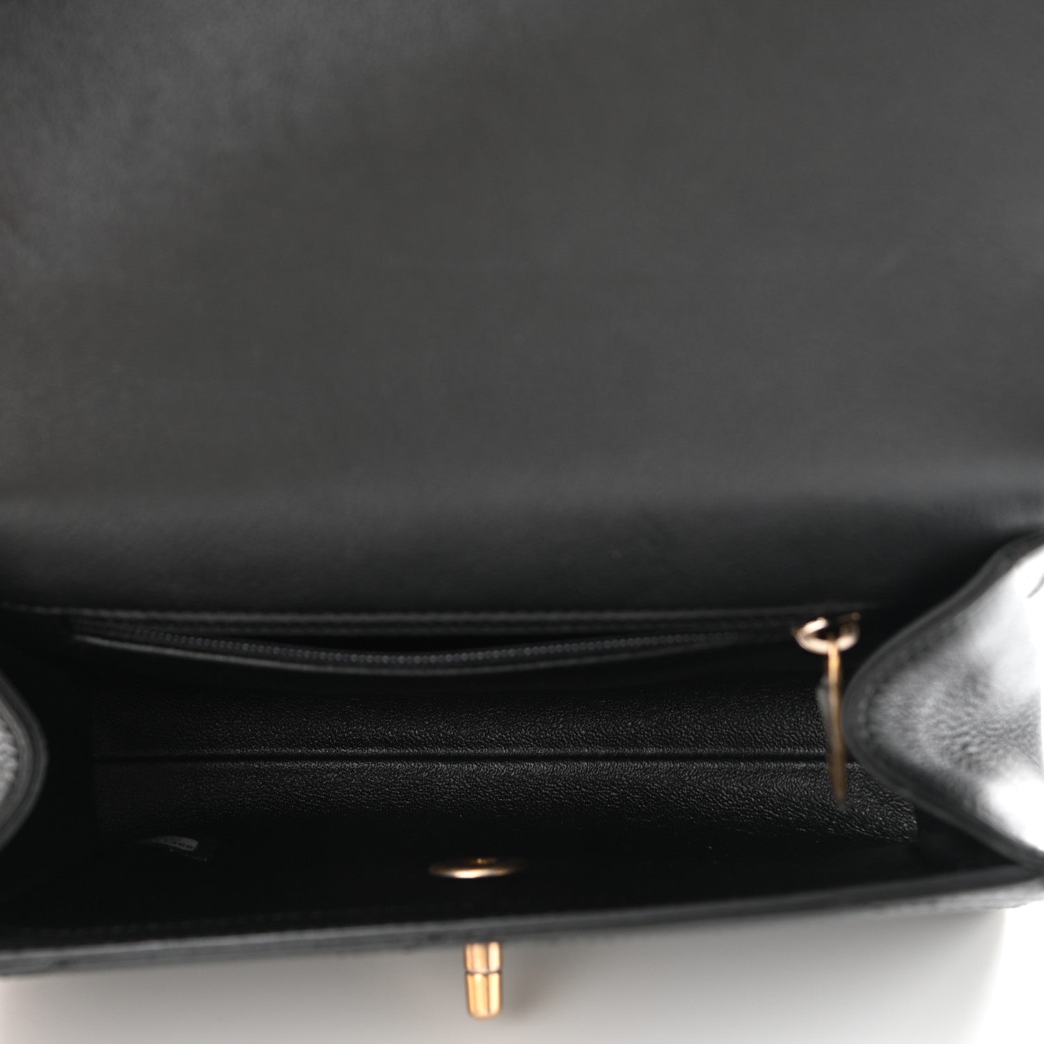Chanel Calfskin Chevron Stitched Coco Waist Bag Black 5 of 10