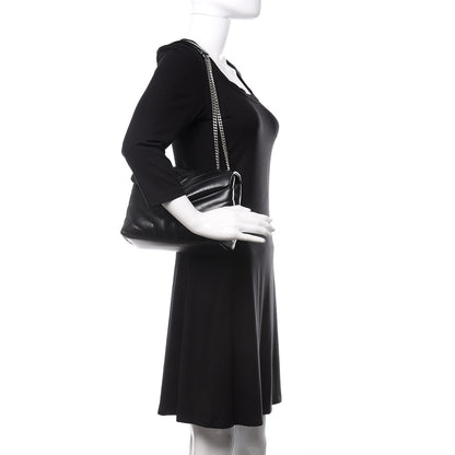 Saint Laurent Calfskin Y Quilted Monogram Small Loulou Chain Satchel Black 2 of 10